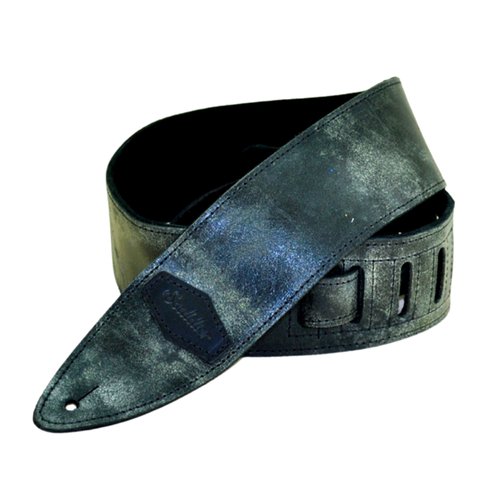 Souldier Torpedo 2.5" Distressed Guitar Strap, Black