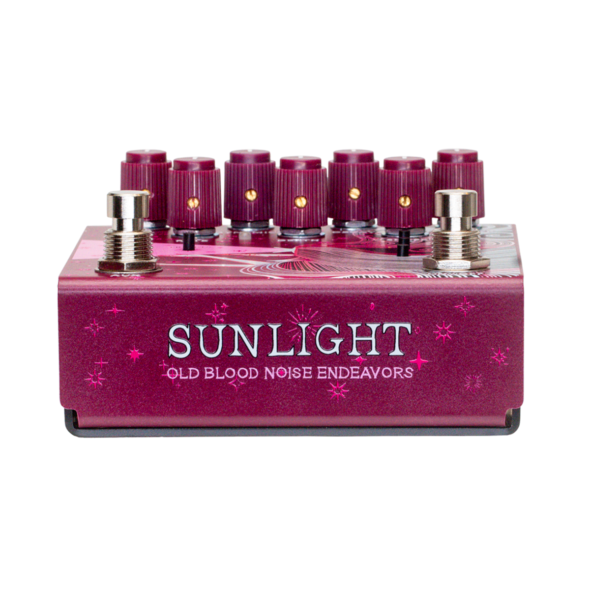 Old Blood Noise Endeavors Sunlight Stereo Reverb Effect Pedal, Maroon