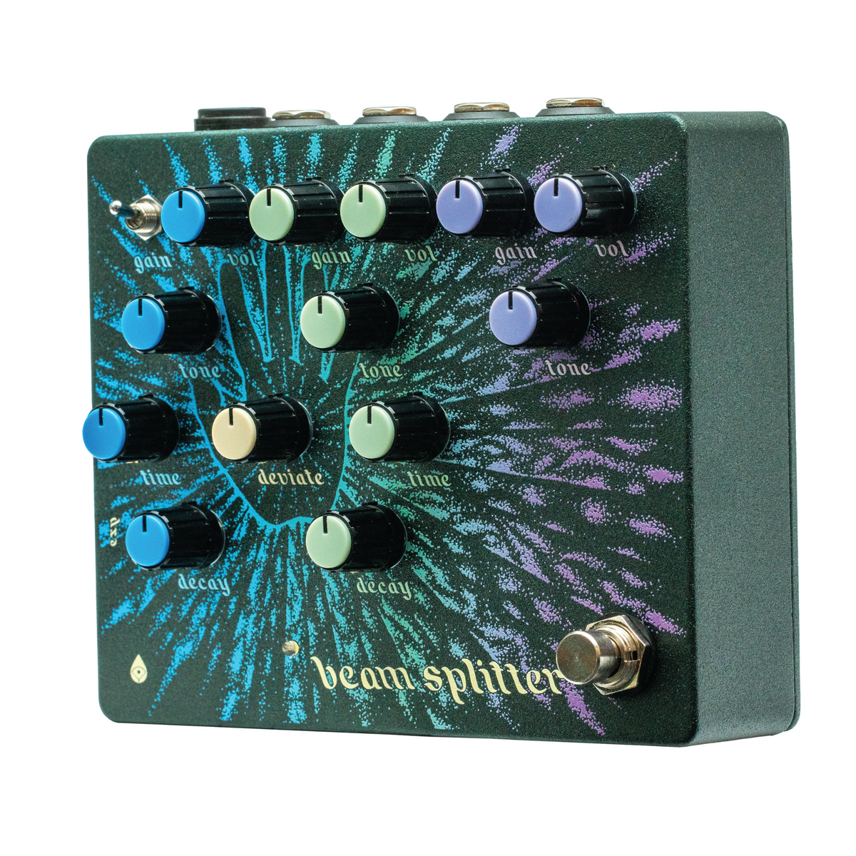 Old Blood Noise Endeavors Beam Splitter Automatic Triple Tracker Distortion Effect Pedal