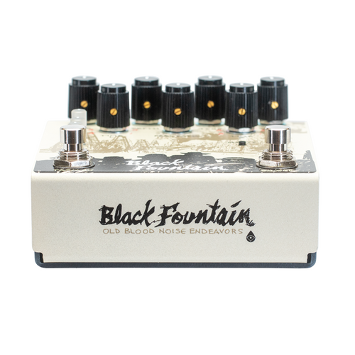 Old Blood Noise Endeavors Black Fountain Stereo Delay Effect Pedal, Cream