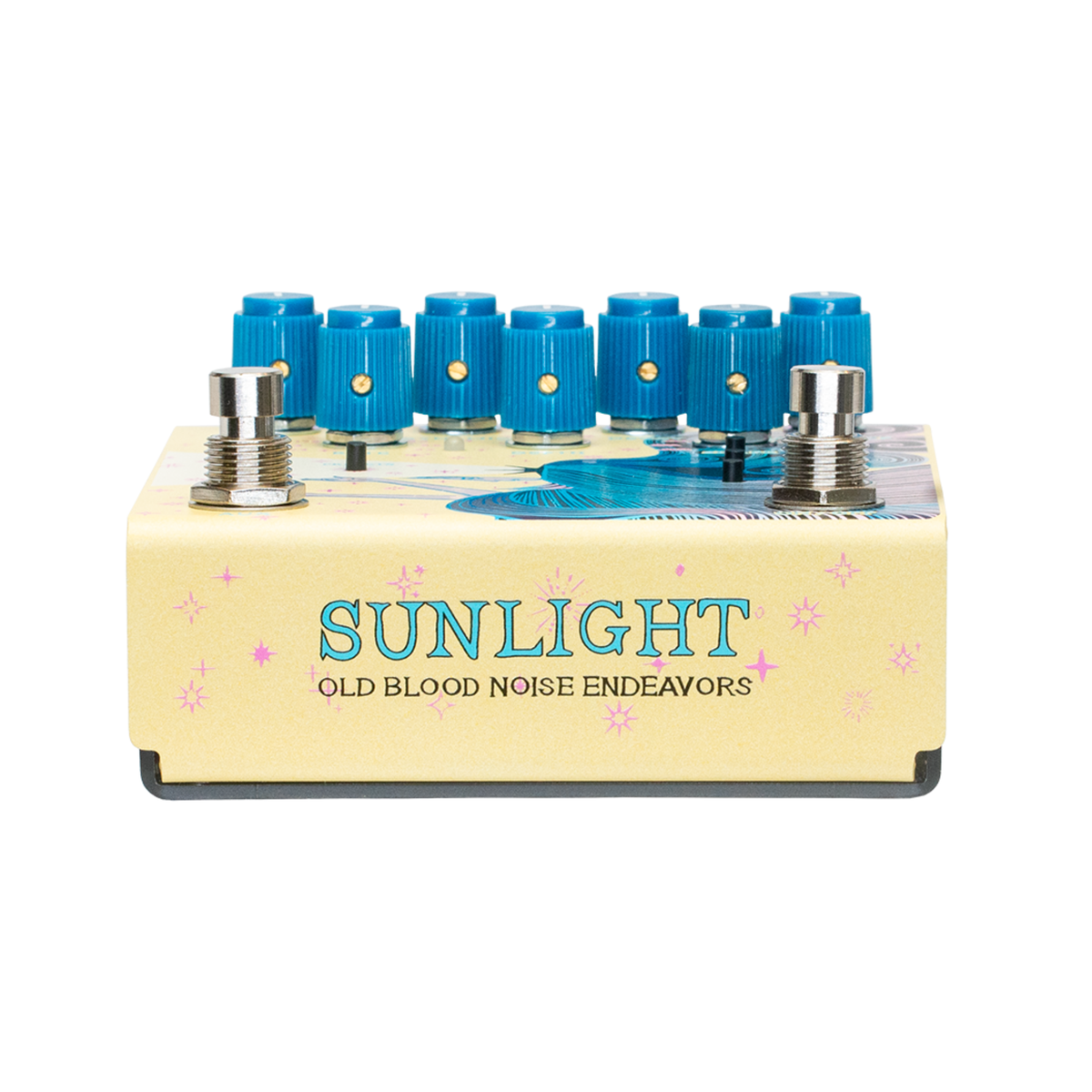 Old Blood Noise Endeavors Sunlight Stereo Reverb Effect Pedal, Yellow