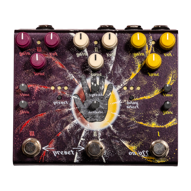 Old Blood Noise Endeavors Beam Splitter V2 Distortion Pedal, Warm