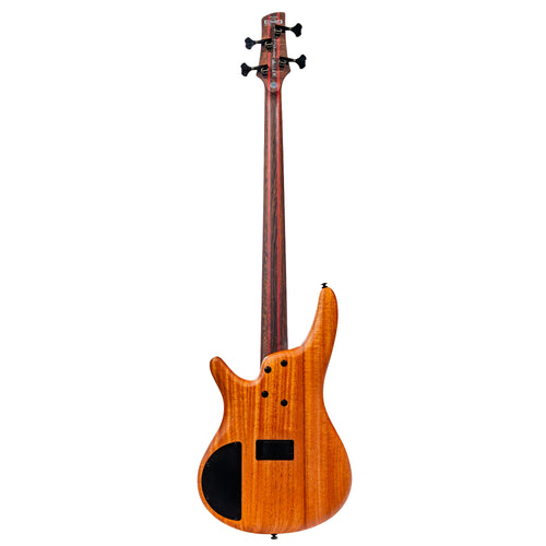 Ibanez SR1350B Premium 4-String Electric Bass Guitar with Bag, Dual Mocha Burst Flat