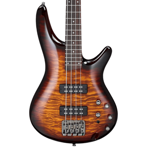 Ibanez SR Standard SR400EQM 4 String Electric Bass, Dragon Eye Burst