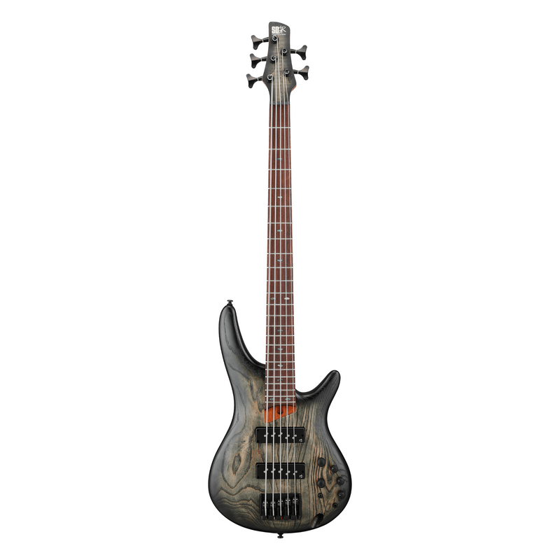 Ibanez SR Standard SR605E 5-String Bass Guitar, Black Stained Burst