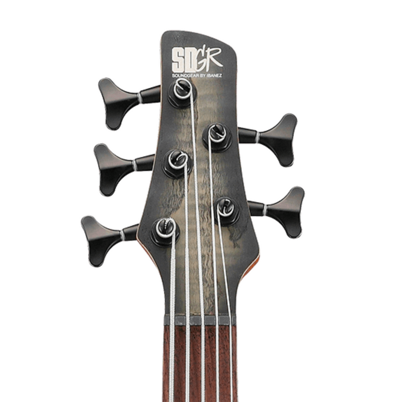 Ibanez SR Standard SR605E 5-String Bass Guitar, Black Stained Burst