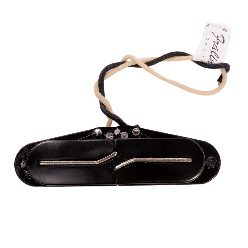 Fralin Split Blade Hum Cancelling Strat Electric Guitar Pickup Set, Black, Blues Output, Medium