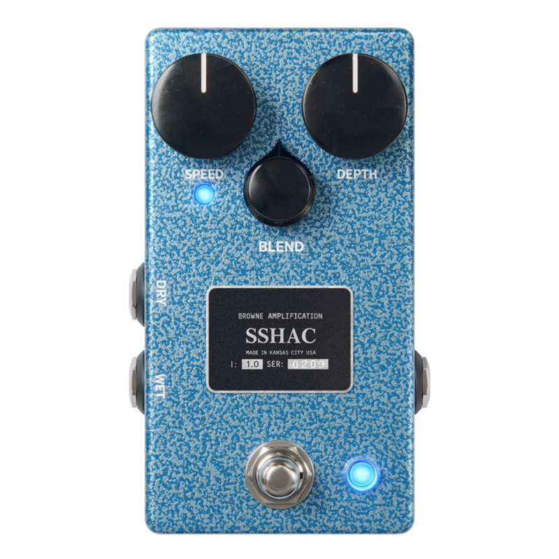ac dc sound pedal Browne Amplification Sky Snake Hawk Attack Chorus Effect Pedal
