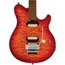 Sterling Axis Quilted Maple Electric Guitar, Lava Burst