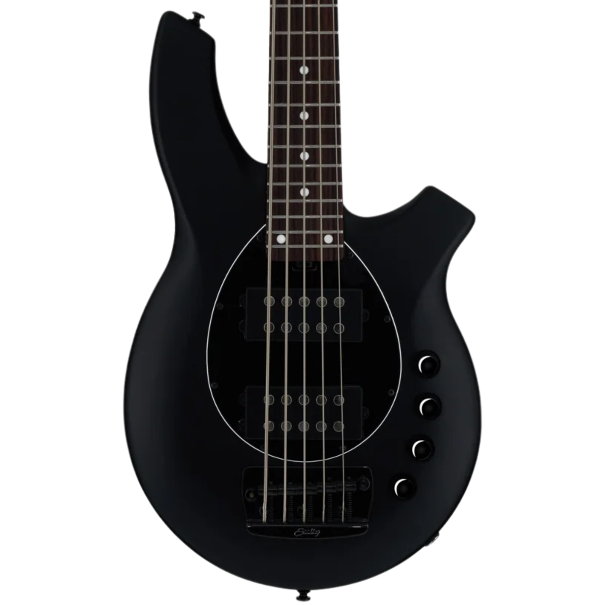 Sterling Bongo 5 5-String Bass Guitar, Stealth Black
