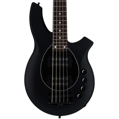Sterling Bongo 5 5-String Bass Guitar, Stealth Black