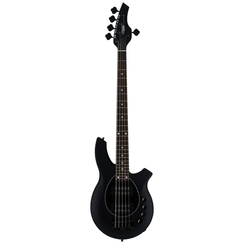 Sterling Bongo 5 5-String Bass Guitar, Stealth Black