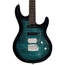 Sterling Luke HSS Electric Guitar, Rosewood Fingerboard, Yucatan Blue
