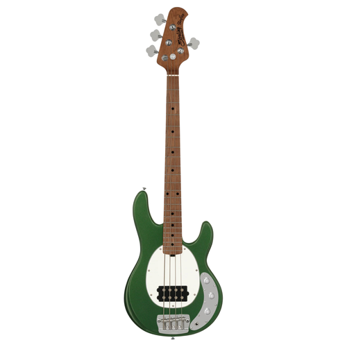 Sterling Short Scale StingRay Bass Guitar, Rosewood Fingerboard, Charging Green