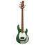 Sterling Short Scale StingRay Bass Guitar, Rosewood Fingerboard, Charging Green