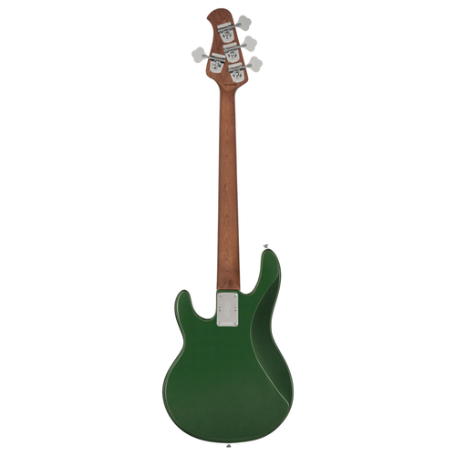 Sterling Short Scale StingRay Bass Guitar, Rosewood Fingerboard, Charging Green