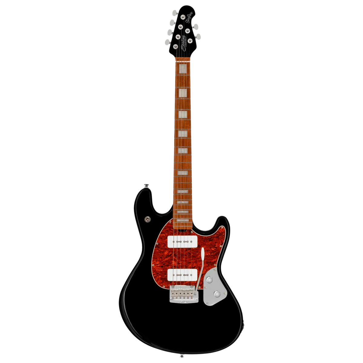 Sterling SR50X StingRay Plus Electric Guitar, Black