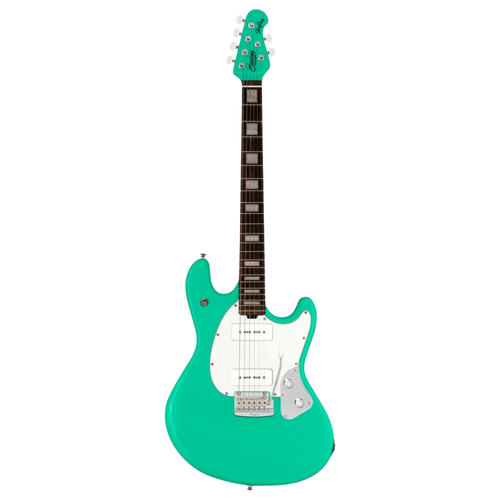 Sterling StingRay Plus Electric Guitar, Seafoam Green
