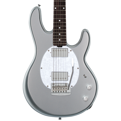 Sterling StingRay II Electric Guitar, Rosewood Fingerboard, Silver