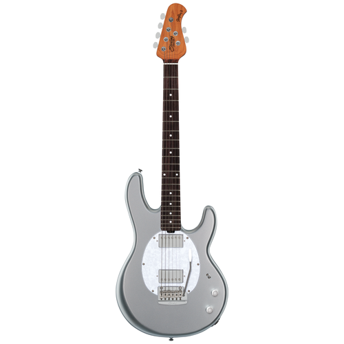 Sterling StingRay II Electric Guitar, Rosewood Fingerboard, Silver