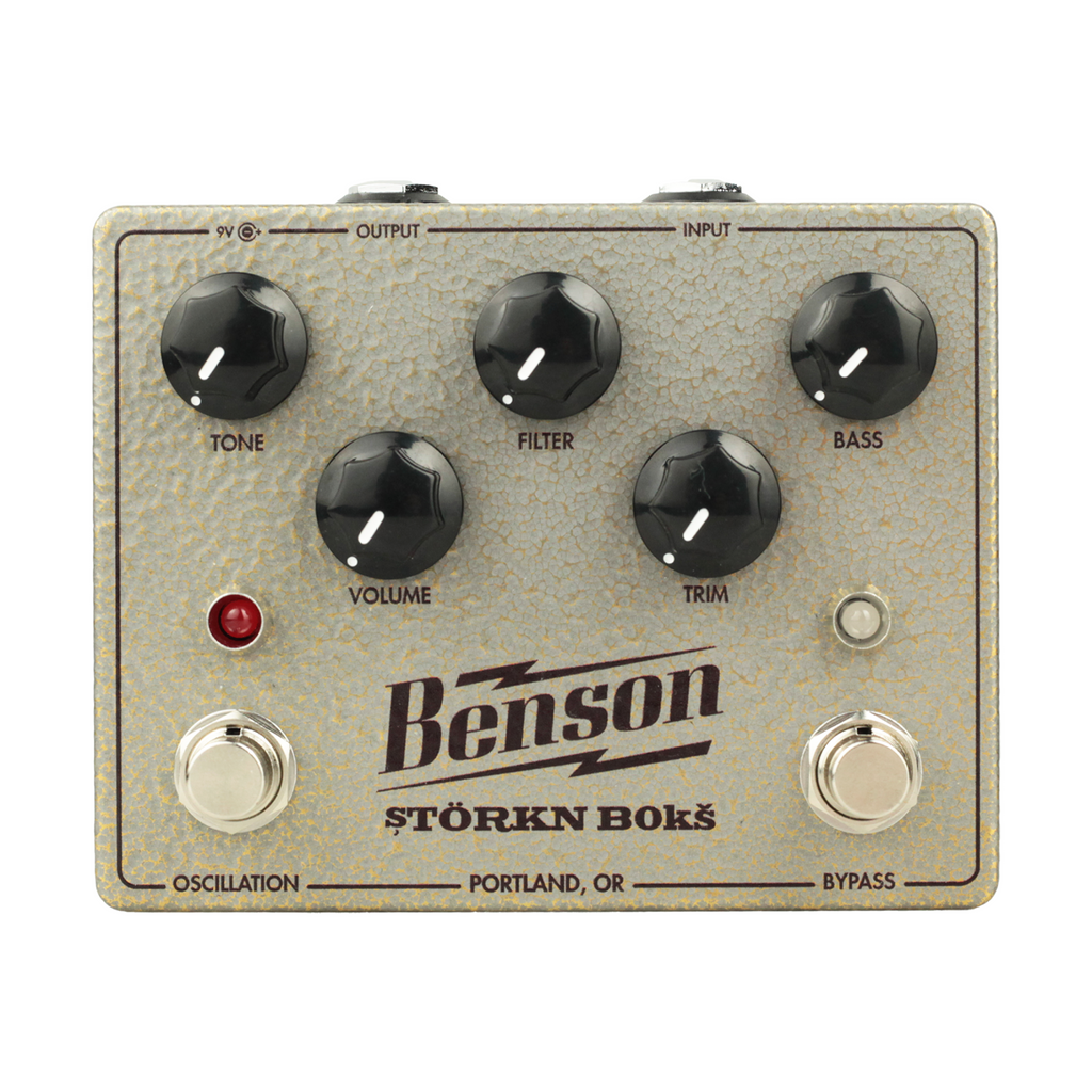 Benson Amps Limited Edition Storkn Boks Oscillating Fuzz Effect Pedal Benson Amps Limited Edition Storkn Boks Oscillating Fuzz Effect Pedal