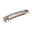 Music City Bridge Stud Finder Compensated Wraparound Tailpiece, Aged Nickel