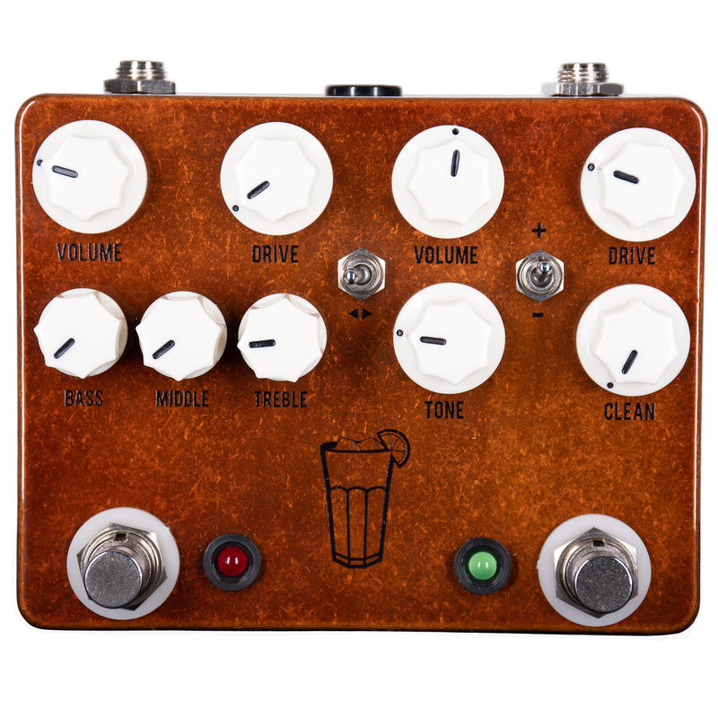 clean blend pedal JHS Sweet Tea V3 Dual Overdrive Effect Pedal