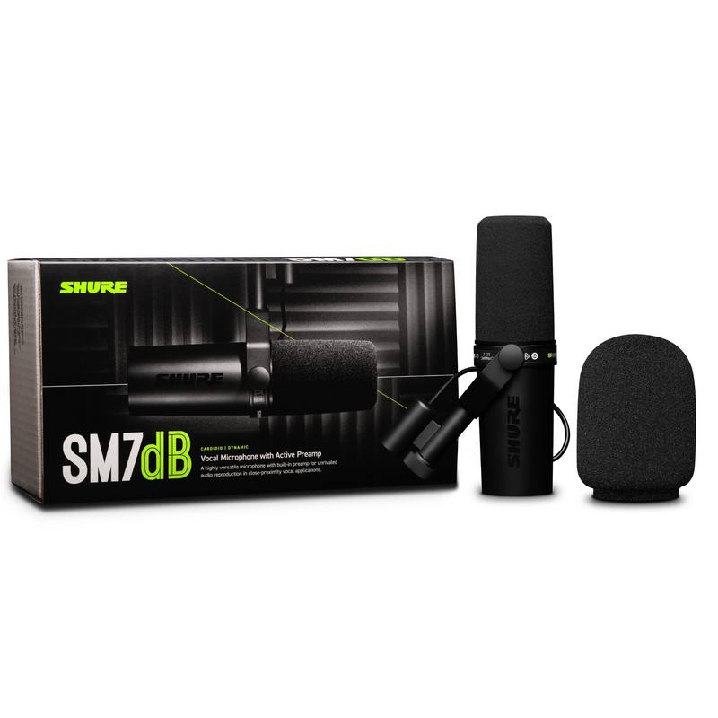 Shure SM7dB Active Dynamic Microphone