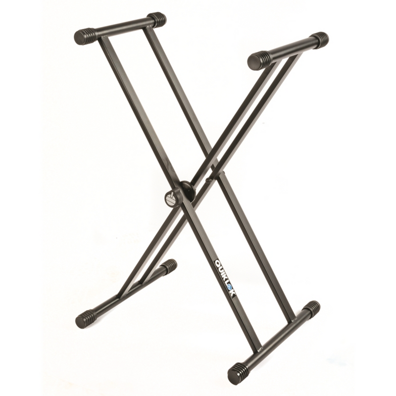 Quik Lok Double Brace X-Style Keyboard Stand