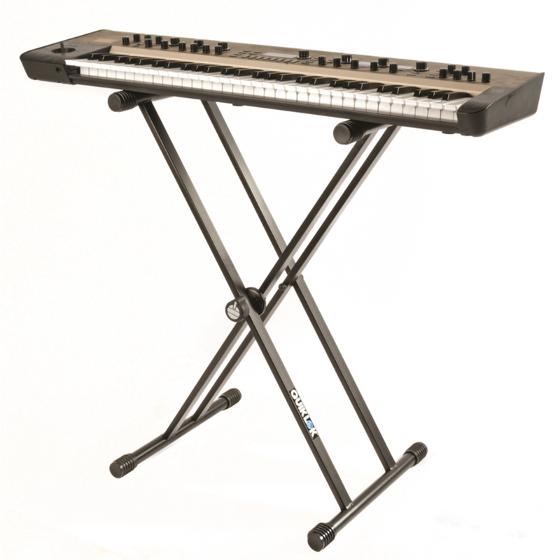 Quik Lok Double Brace X-Style Keyboard Stand