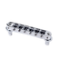 Tonepros Standard Tune-O-Matic Bridge w/Small Posts and Notched Saddles, Chrome