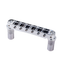 Tonepros Metric Tune-O-Matic Bridge w/Large Posts and Notched Saddles, Chrome