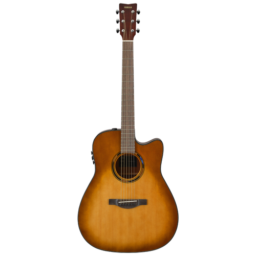 Yamaha TAG1 C TransAcoustic Dreadnought Cutaway Acoustic-Electric Guitar, Sand Burst