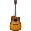 Yamaha TAG1 C TransAcoustic Dreadnought Cutaway Acoustic-Electric Guitar, Sand Burst