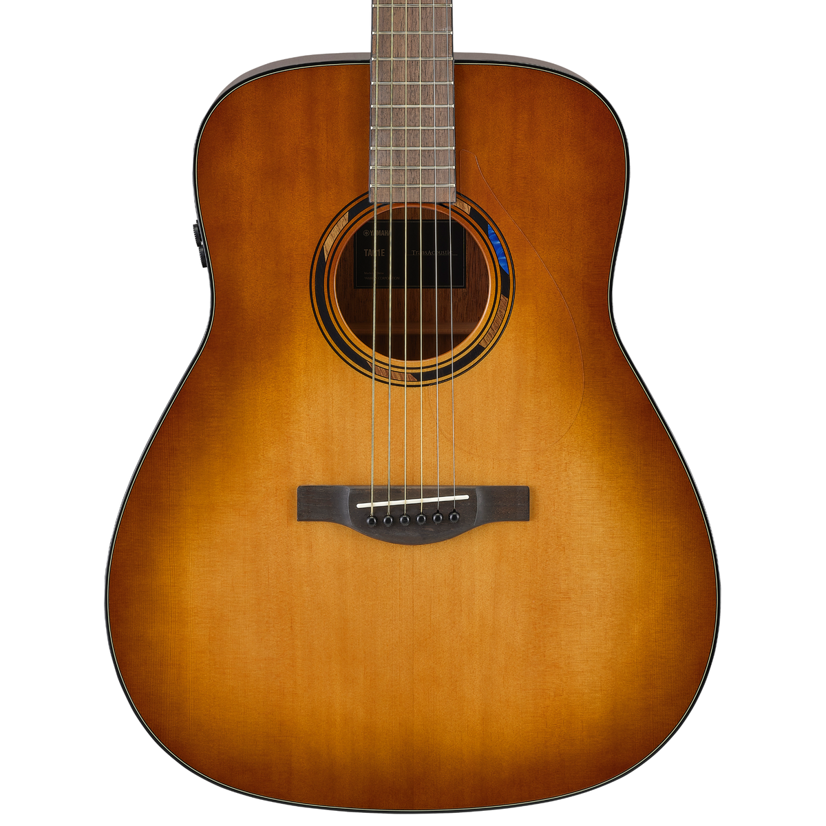 Yamaha TAG1E TransAcoustic Dreadnought Acoustic-Electric Guitar, Sand Burst