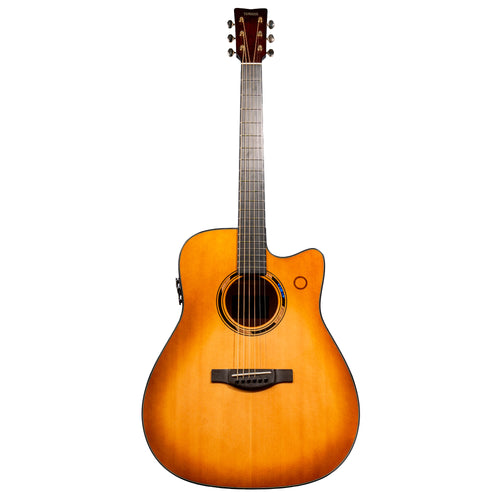 Yamaha TAG3 C Dreadnought TransAcoustic Acoustic-Electric Guitar, Sand Burst