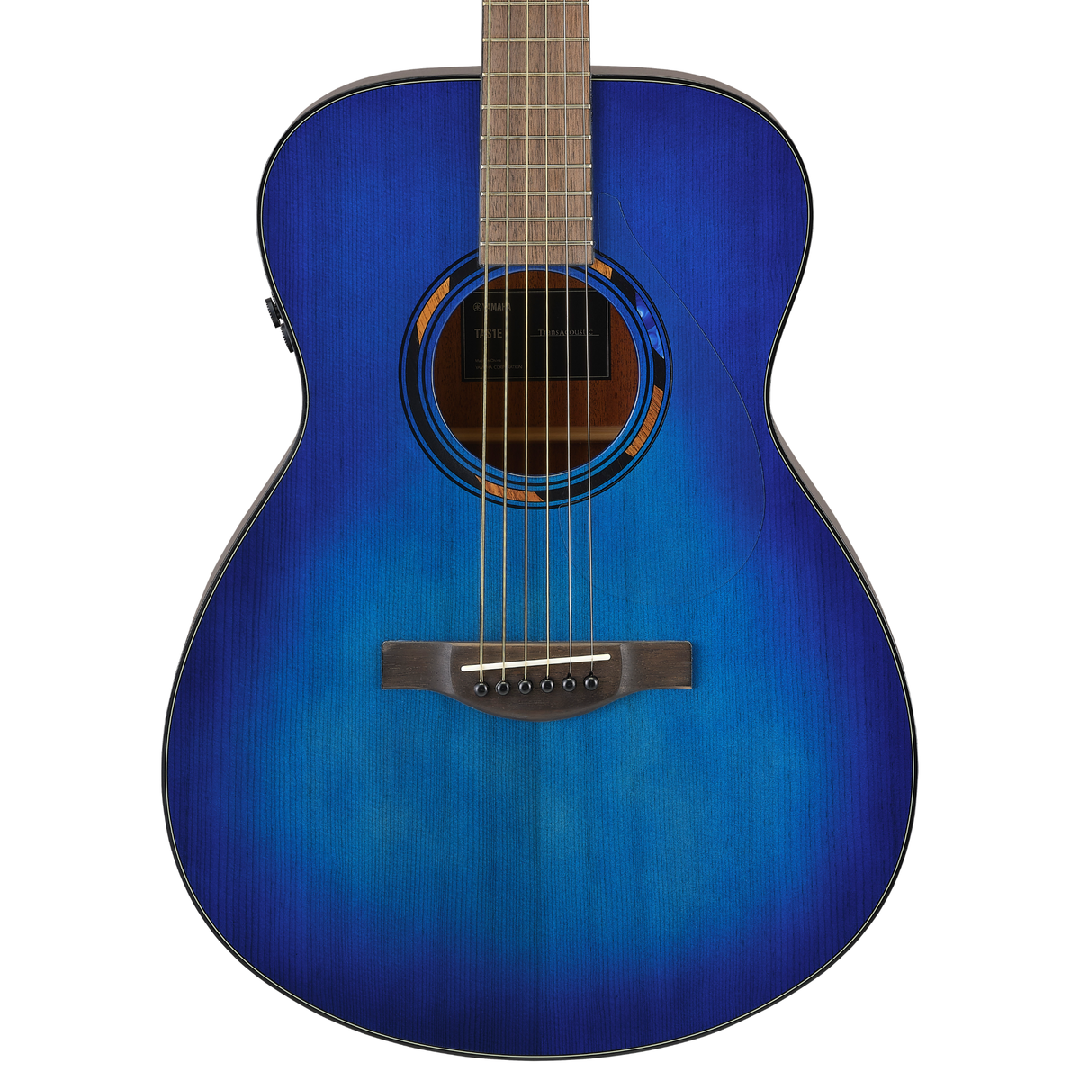 Yamaha TAS1E TransAcoustic Concert Acoustic-Electric Guitar, Ultra Marine