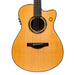 Yamaha TAS3 C Concert Cutaway Acoustic-Electric Guitar, Natural w/ Soft Case
