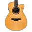 Yamaha TAS3 C Concert Cutaway Acoustic-Electric Guitar, Natural w/ Soft Case