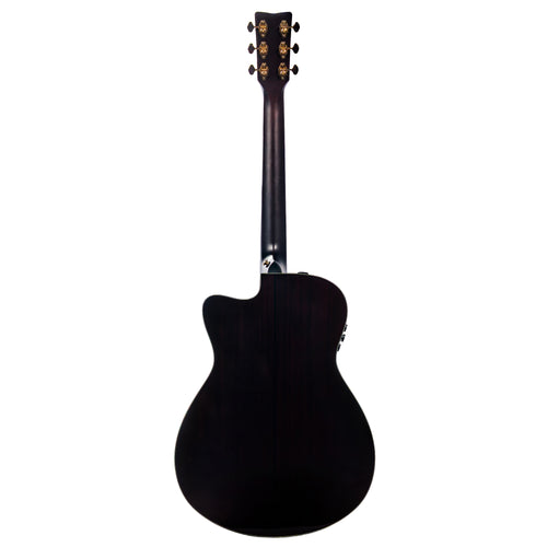 Yamaha TAS3 C Concert Cutaway Acoustic-Electric Guitar, Natural w/ Soft Case