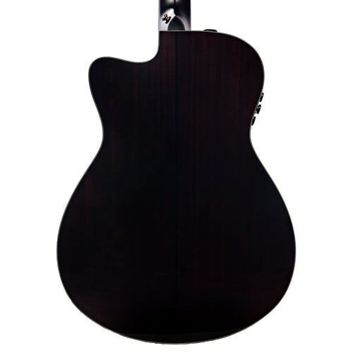 Yamaha TAS3 C Concert Cutaway Acoustic-Electric Guitar, Natural w/ Soft Case