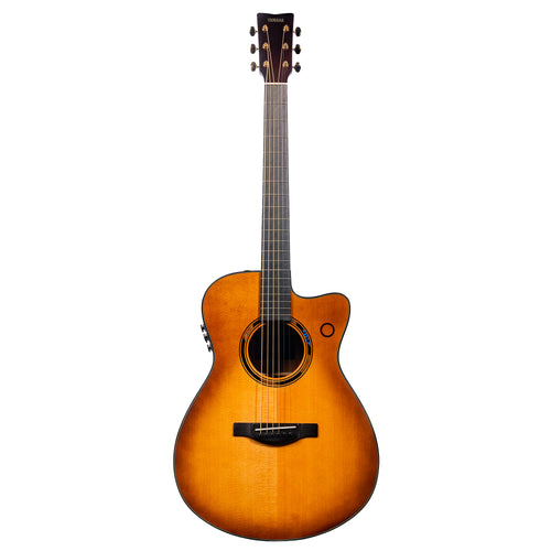 Yamaha TAS3 C Concert Cutaway Acoustic-Electric Guitar, Sand Burst w/ Soft Case