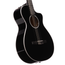 Taylor 212ce-N BLK Plus LTD Nylon-String Grand Concert Acoustic Guitar, Torrefied Spruce/Big Leaf Maple, Black