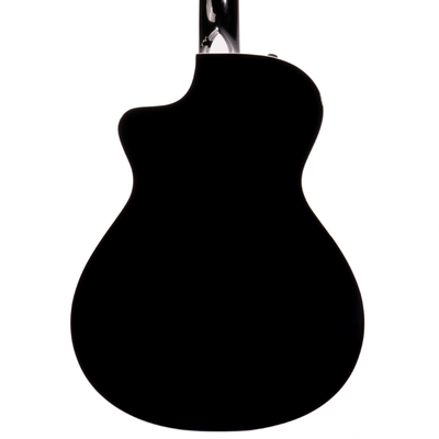 Taylor 212ce-N BLK Plus LTD Nylon-String Grand Concert Acoustic Guitar, Torrefied Spruce/Big Leaf Maple, Black