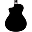Taylor 212ce-N BLK Plus LTD Nylon-String Grand Concert Acoustic Guitar, Torrefied Spruce/Big Leaf Maple, Black