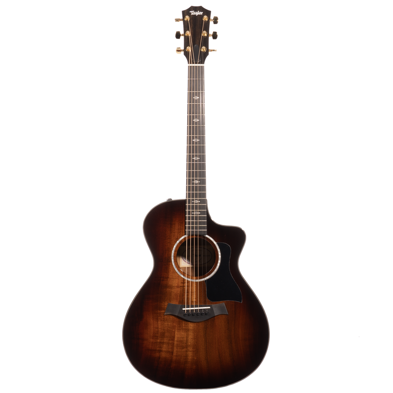 Taylor 222ce-K DLX Grand Concert Acoustic-Electric Guitar, Koa, Shaded Edgeburst, w/ Hardshell Case