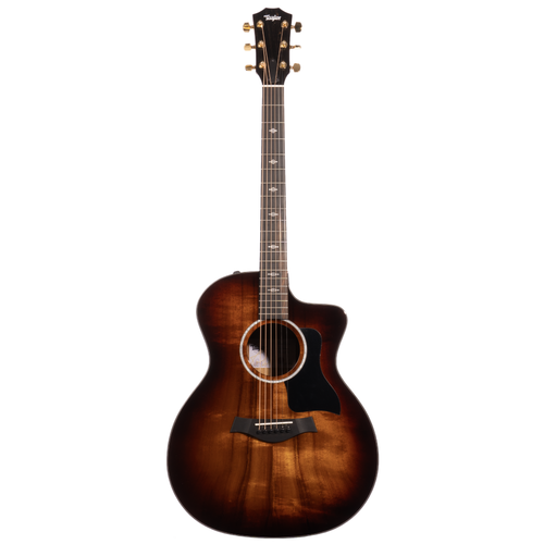 Taylor 224ce-K DLX Grand Auditorium Acoustic-Electric Guitar, Hawaiian Koa
