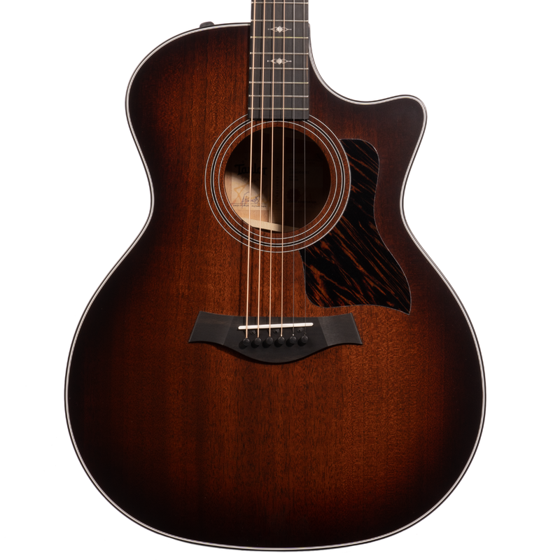 Taylor 324ce Grand Auditorium Acoustic Guitar, Hardwood Mahogany Top and Tasmanian Blackwood Back & Sides