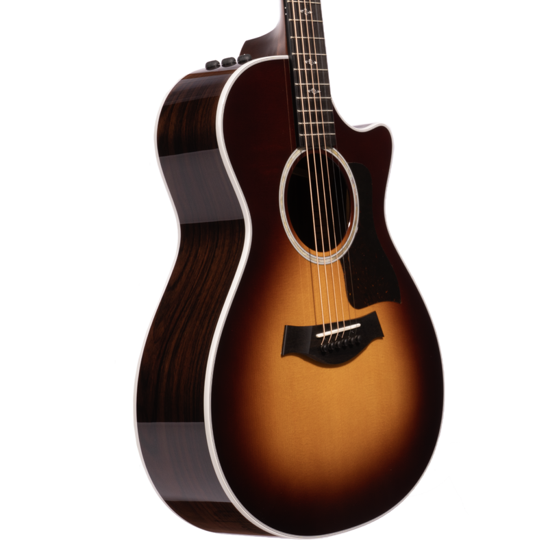 Taylor 412ce Grand Concert Acoustic-Electric Guitar, Sitka Spruce/Rosewood, Tobacco Sunburst