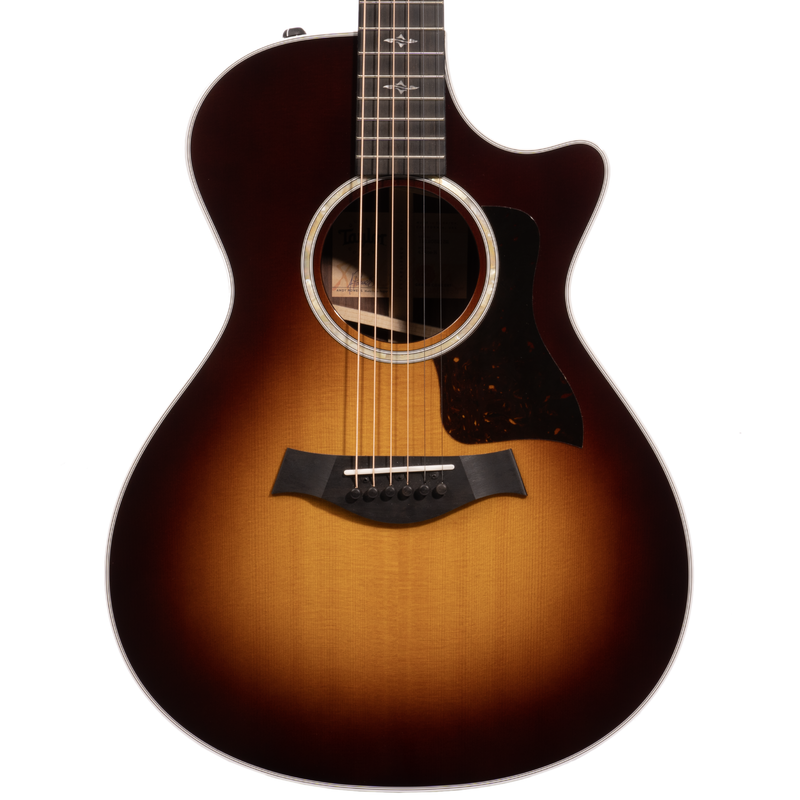 Taylor 412ce Grand Concert Acoustic-Electric Guitar, Sitka Spruce/Rosewood, Tobacco Sunburst